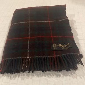 Vintage 1980’s Burkraft blanket all lambswool tartan plaid throw British…